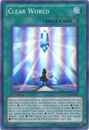 Clear World [LCGX-EN217] Super Rare | Odin's Place
