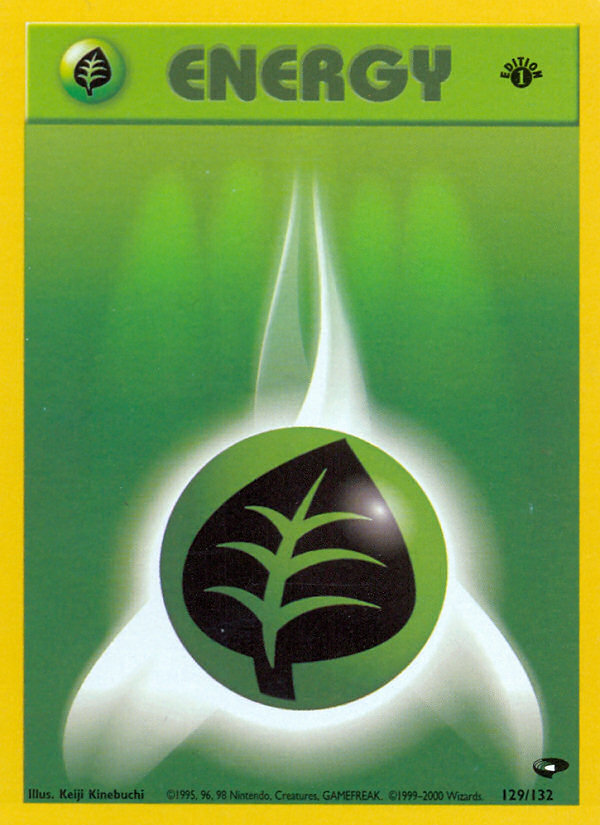 Grass Energy (129/132) [Gym Challenge 1st Edition] | Odin's Place