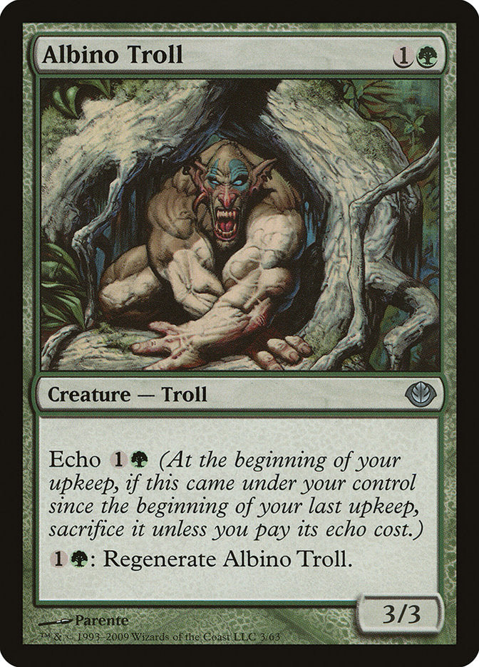Albino Troll (3) [Duel Decks: Garruk vs. Liliana] | Odin's Place