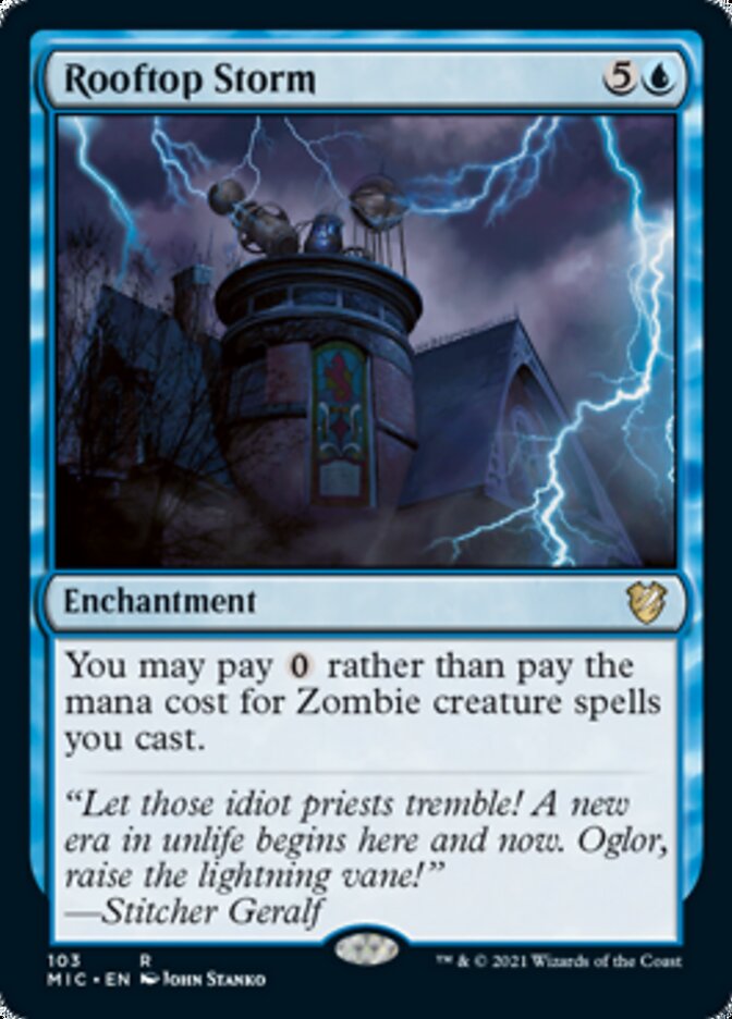 Rooftop Storm [Innistrad: Midnight Hunt Commander] | Odin's Place