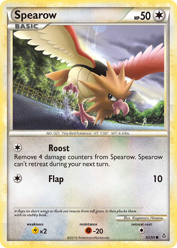 Spearow (62/95) [HeartGold & SoulSilver: Unleashed] | Odin's Place