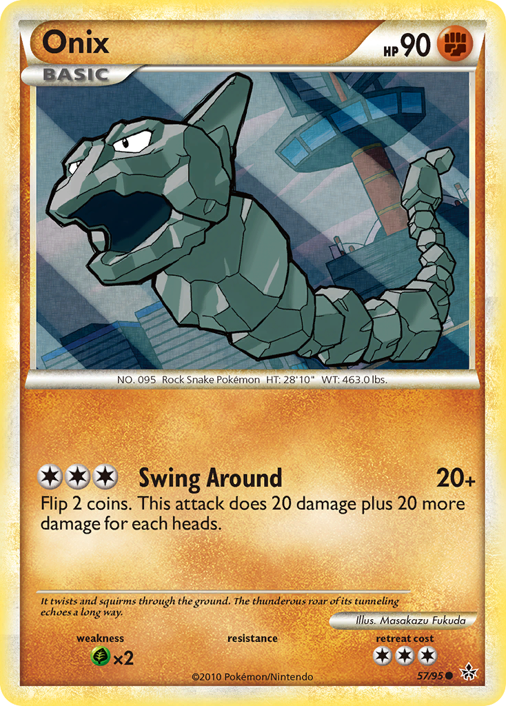 Onix (57/95) [HeartGold & SoulSilver: Unleashed] | Odin's Place