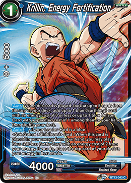 Krillin, Energy Fortification (Common) (BT13-043) [Supreme Rivalry] | Odin's Place