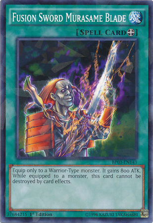 Fusion Sword Murasame Blade [BP03-EN143] Shatterfoil Rare | Odin's Place