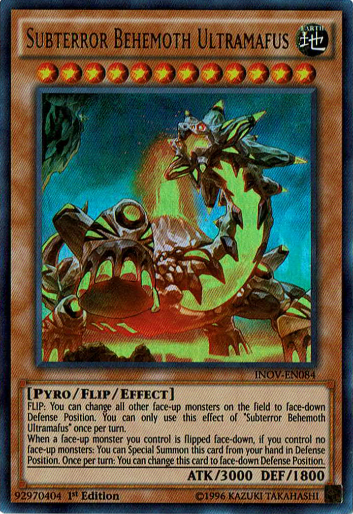 Subterror Behemoth Ultramafus [INOV-EN084] Ultra Rare | Odin's Place