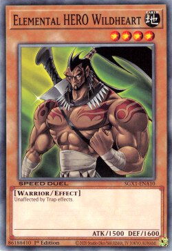 Elemental HERO Wildheart [SGX1-ENA10] Common | Odin's Place