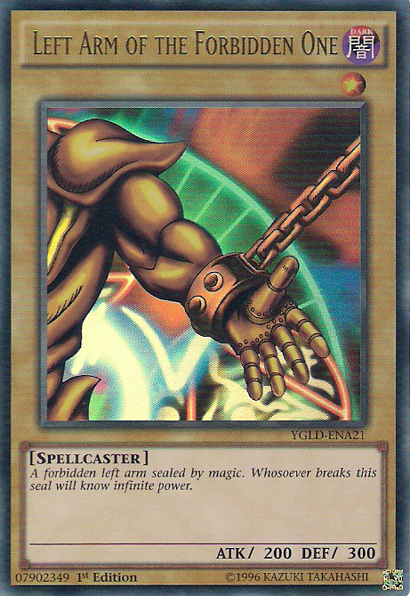 Left Arm of the Forbidden One [YGLD-ENA21] Ultra Rare | Odin's Place