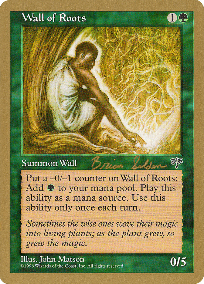 Wall of Roots (Brian Selden) [World Championship Decks 1998] | Odin's Place