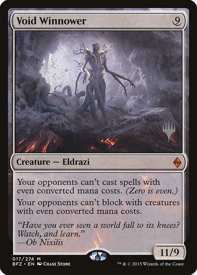 Void Winnower (Promo Pack) [Battle for Zendikar Promos] | Odin's Place