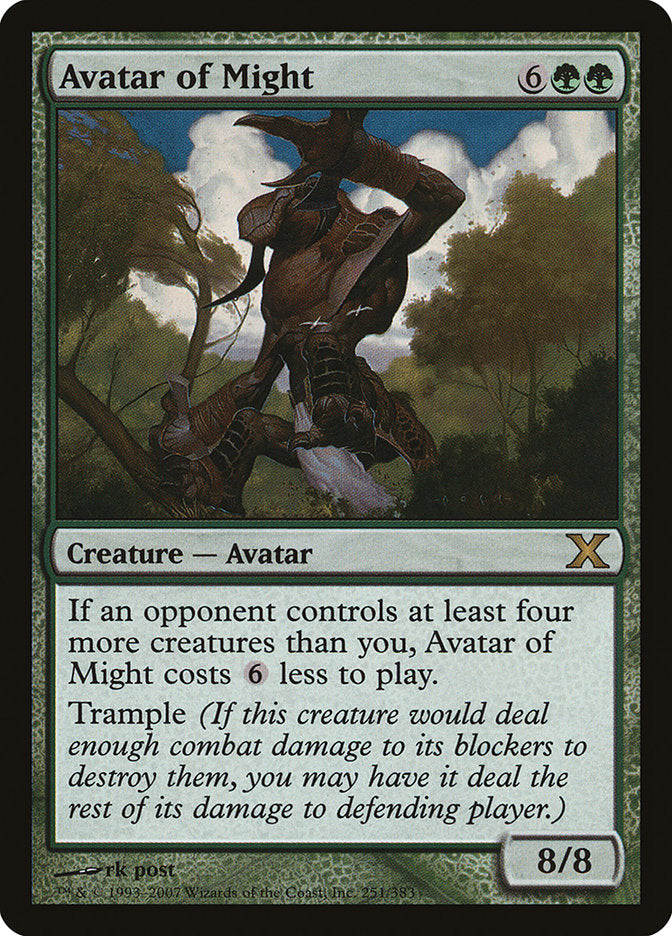 Avatar of Might (251) [Tenth Edition] | Odin's Place