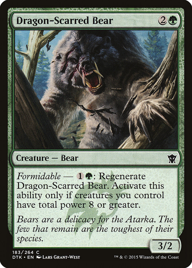 Dragon-Scarred Bear (183) [Dragons of Tarkir] | Odin's Place