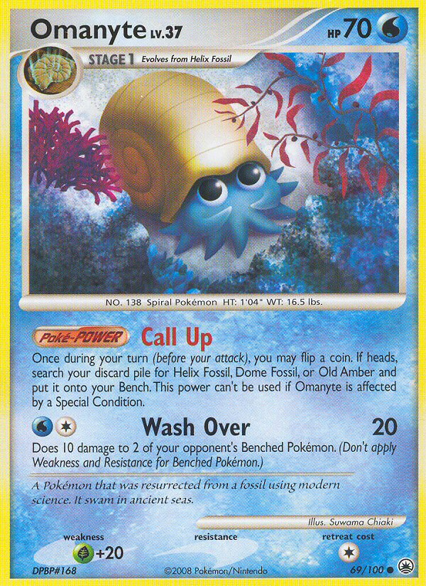 Omanyte (69/100) [Diamond & Pearl: Majestic Dawn] | Odin's Place