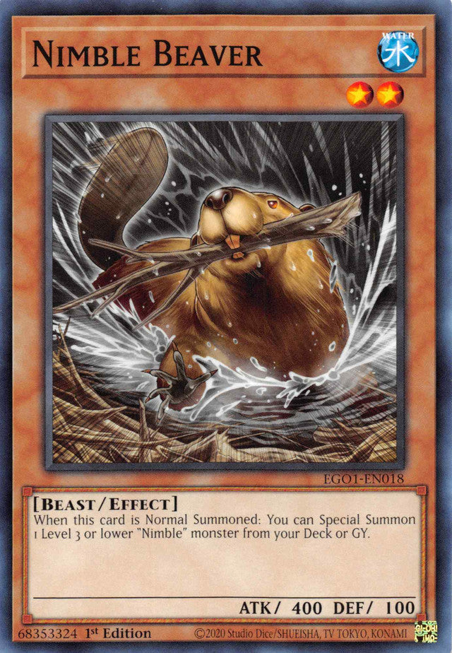 Nimble Beaver [EGO1-EN018] Common | Odin's Place
