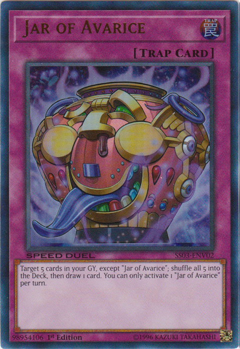 Jar of Avarice [SS03-ENV02] Ultra Rare | Odin's Place