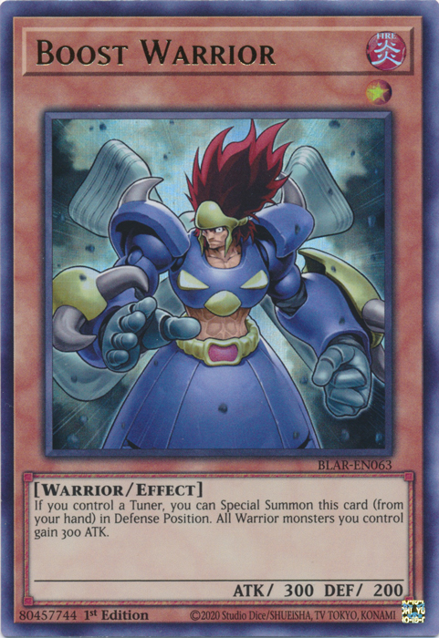 Boost Warrior [BLAR-EN063] Ultra Rare | Odin's Place