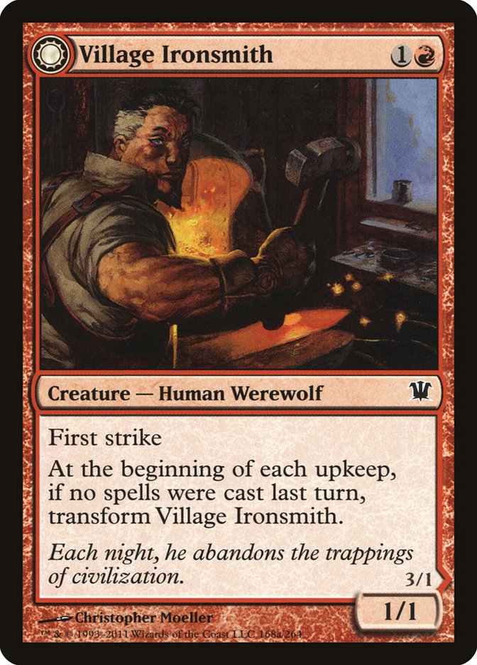 Village Ironsmith // Ironfang [Innistrad] | Odin's Place