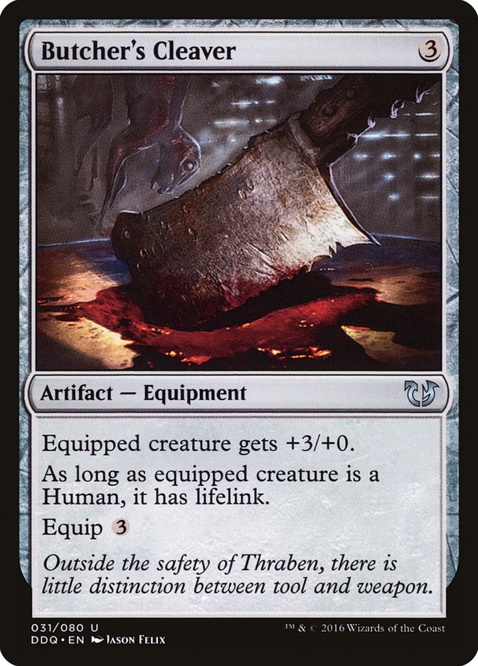 Butcher's Cleaver (31) [Duel Decks: Blessed vs. Cursed] | Odin's Place