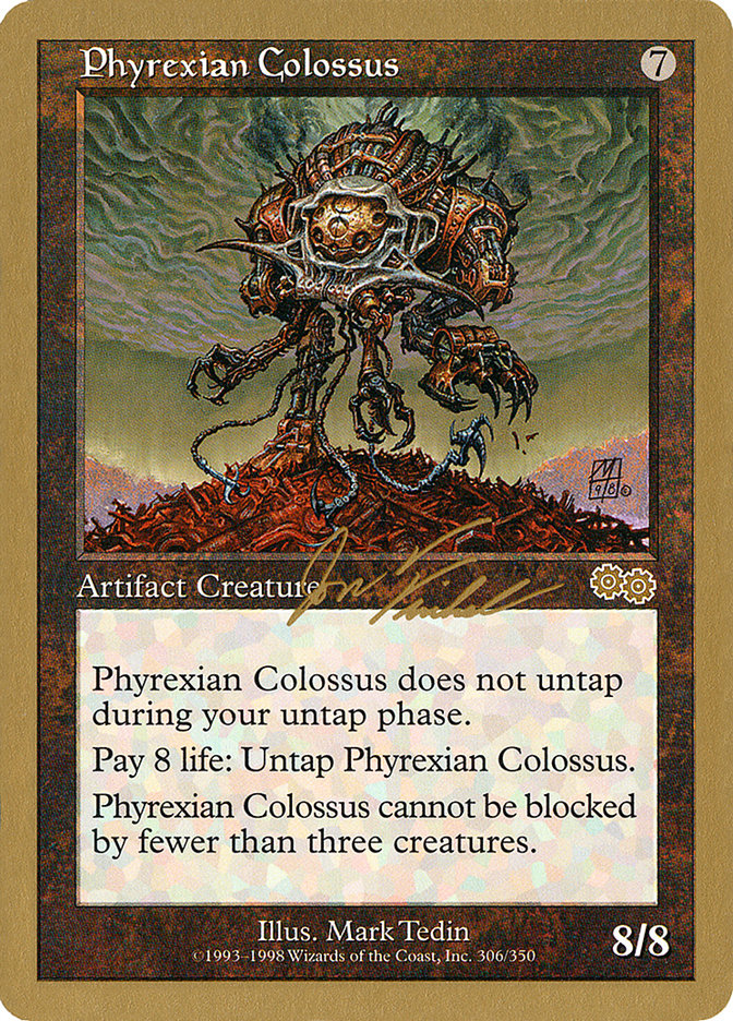 Phyrexian Colossus (Jon Finkel) [World Championship Decks 2000] | Odin's Place