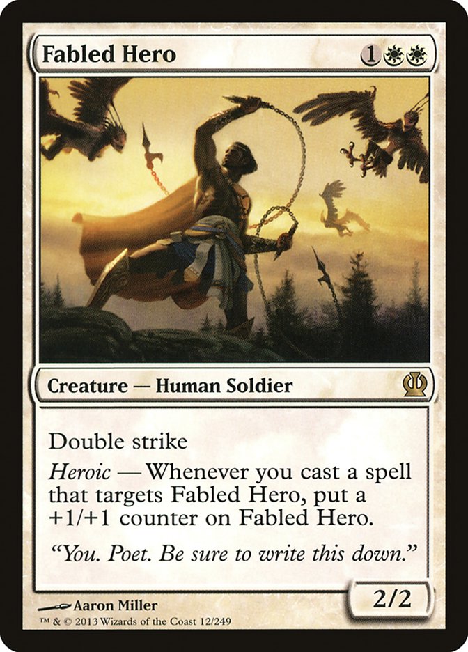 Fabled Hero (12) [Theros] | Odin's Place