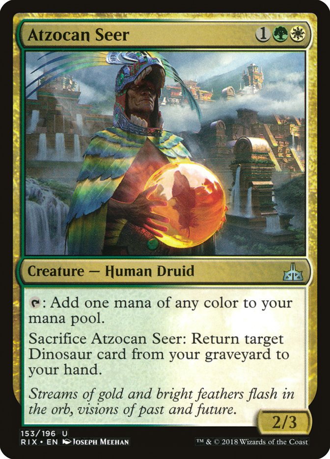 Atzocan Seer (153) [Rivals of Ixalan] | Odin's Place