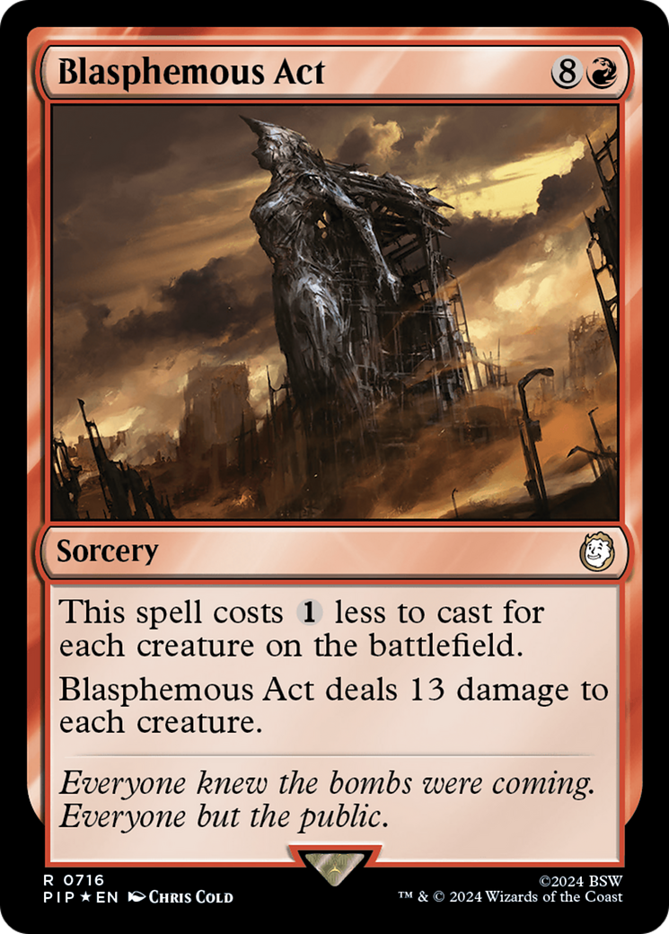 Blasphemous Act (Surge Foil) [Fallout] | Odin's Place