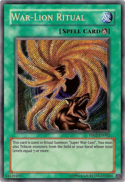 War-Lion Ritual [PP02-EN002] Secret Rare | Odin's Place