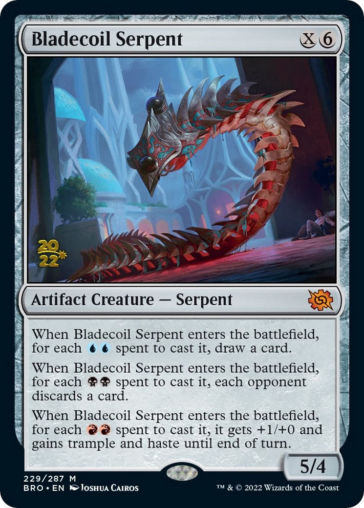 Bladecoil Serpent [The Brothers' War Prerelease Promos] | Odin's Place