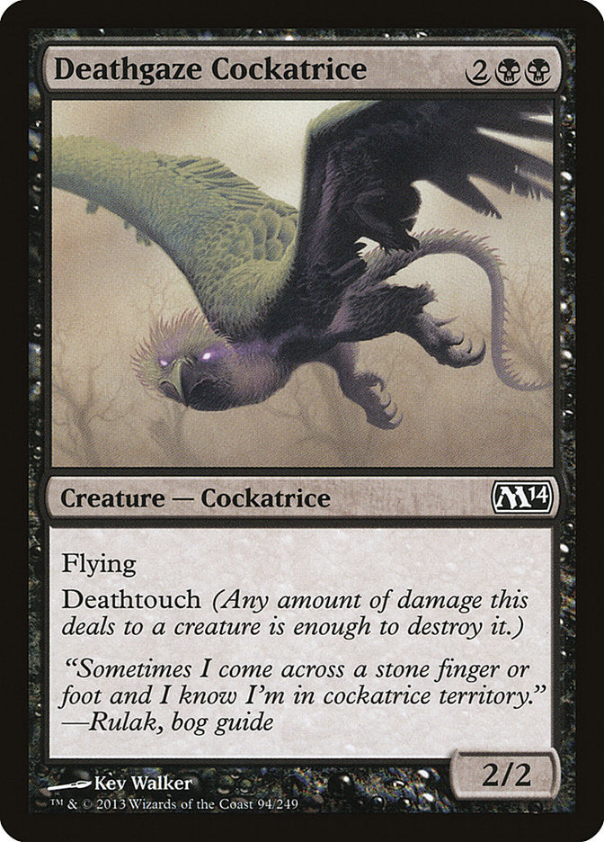 Deathgaze Cockatrice (94) [Magic 2014] | Odin's Place