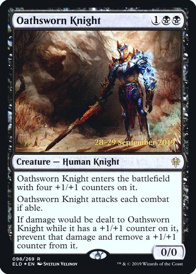 Oathsworn Knight [Throne of Eldraine Prerelease Promos] | Odin's Place