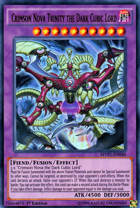Crimson Nova Trinity the Dark Cubic Lord [MVP1-EN040] Ultra Rare | Odin's Place