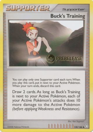 Bucks Training (130/146) (Prerelease Promo) [Diamond & Pearl: Legends Awakened] | Odin's Place