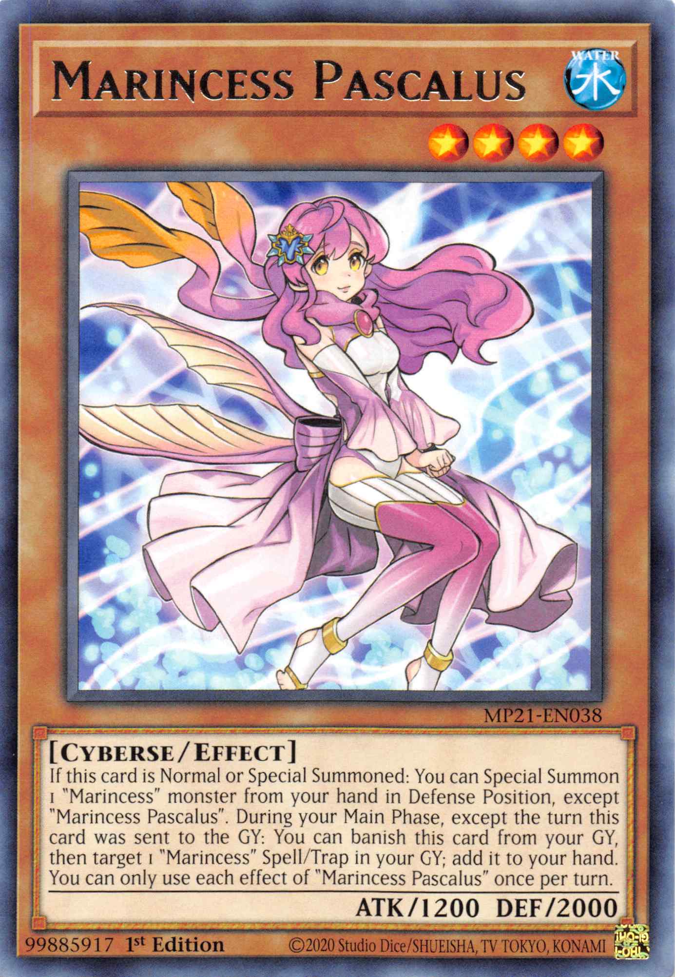 Marincess Pascalus [MP21-EN038] Rare | Odin's Place