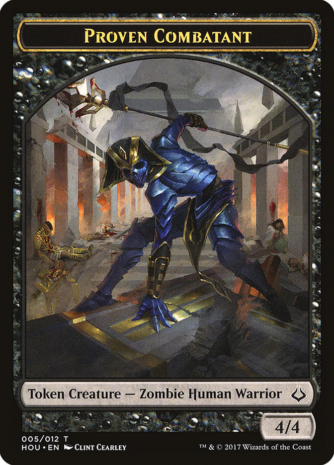 Proven Combatant Token (5) [Hour of Devastation Tokens] | Odin's Place