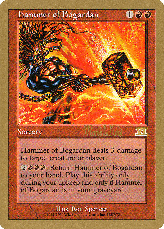 Hammer of Bogardan (Mark Le Pine) [World Championship Decks 1999] | Odin's Place