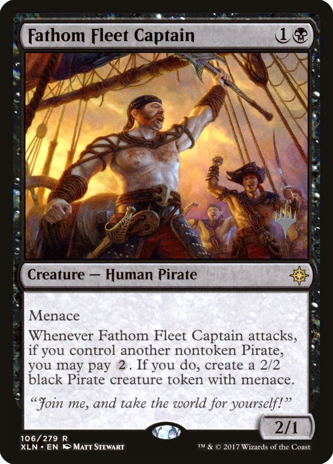 Fathom Fleet Captain (Promo Pack) [Ixalan Promos] | Odin's Place