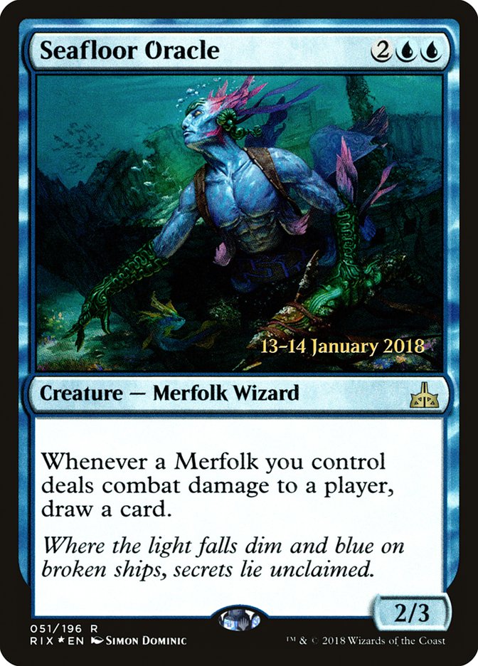 Seafloor Oracle (51) [Rivals of Ixalan Prerelease Promos] | Odin's Place