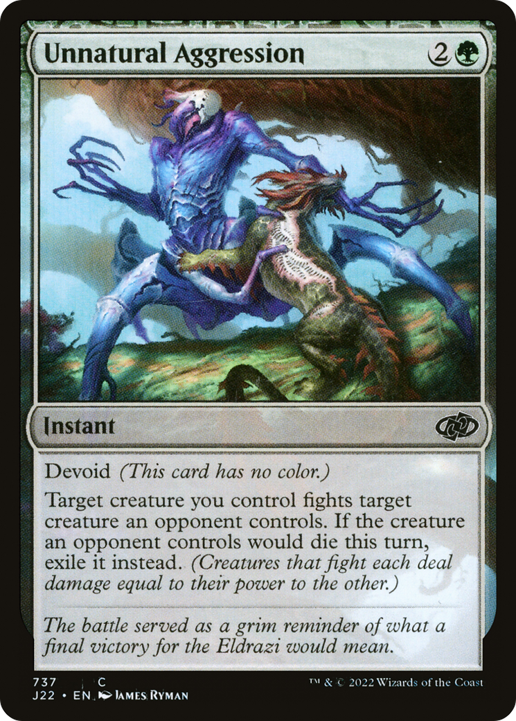 Unnatural Aggression [Jumpstart 2022] | Odin's Place