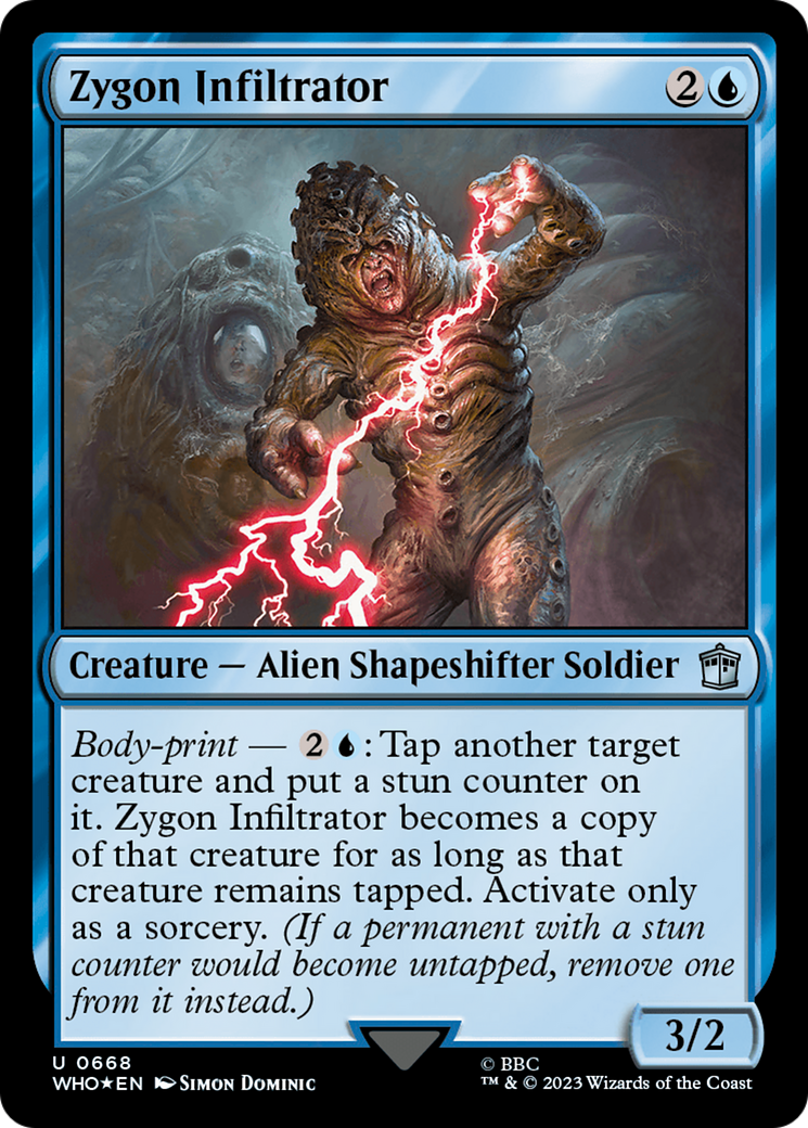 Zygon Infiltrator (Surge Foil) [Doctor Who] | Odin's Place