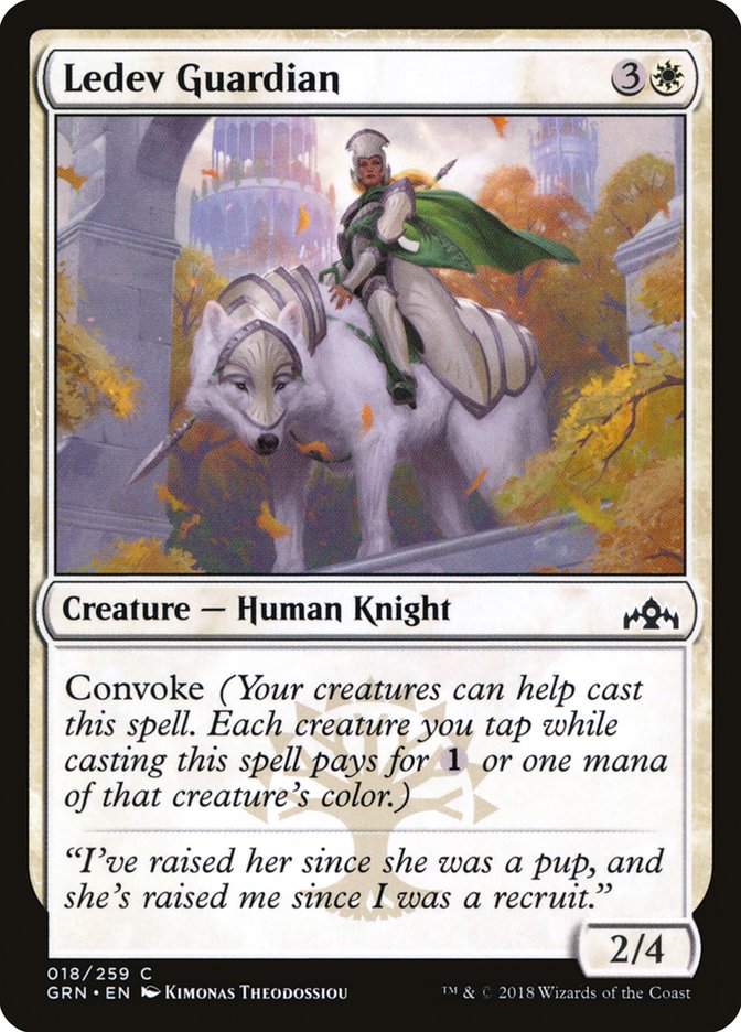 Ledev Guardian (18) [Guilds of Ravnica] | Odin's Place