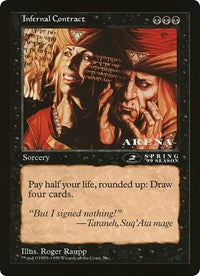 Infernal Contract (39849) (Oversized) [Oversize Cards] | Odin's Place