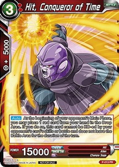 Hit, Conqueror of Time (P-013) [Promotion Cards] | Odin's Place