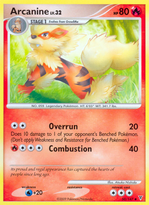 Arcanine (50/147) [Platinum: Supreme Victors] | Odin's Place