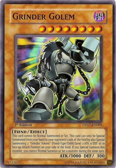 Grinder Golem [DP07-EN009] Super Rare | Odin's Place