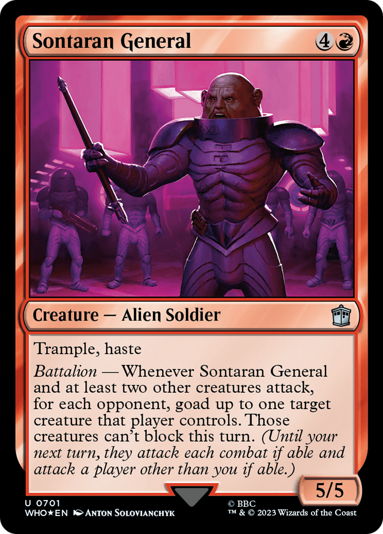 Sontaran General (Surge Foil) [Doctor Who] | Odin's Place