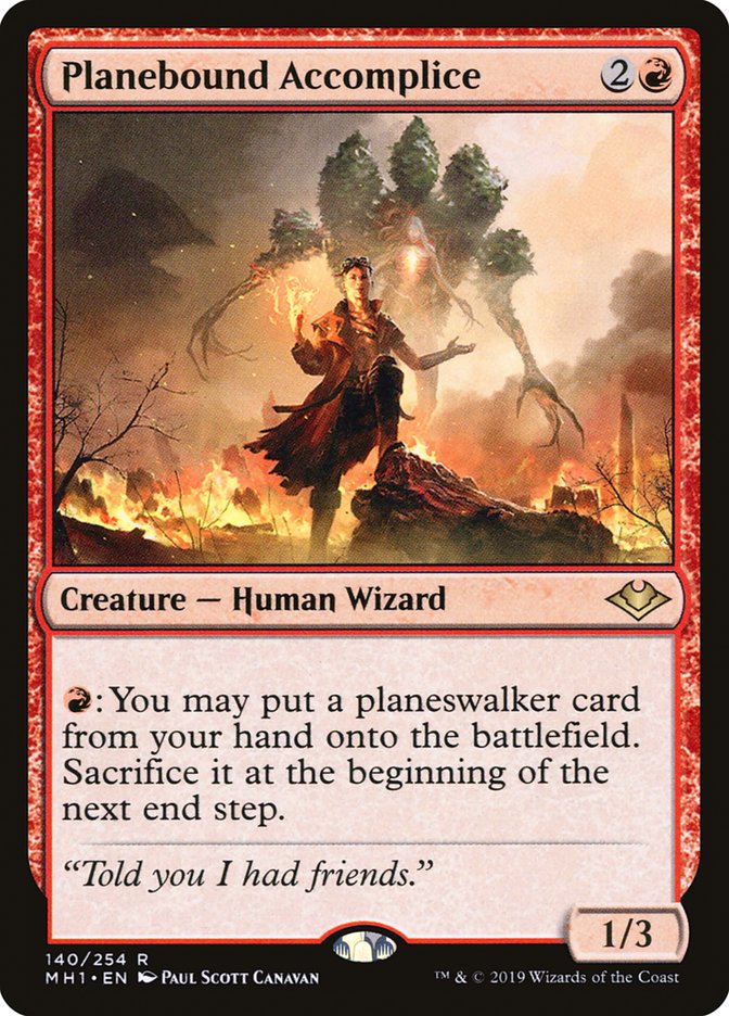 Planebound Accomplice (140) [Modern Horizons] | Odin's Place