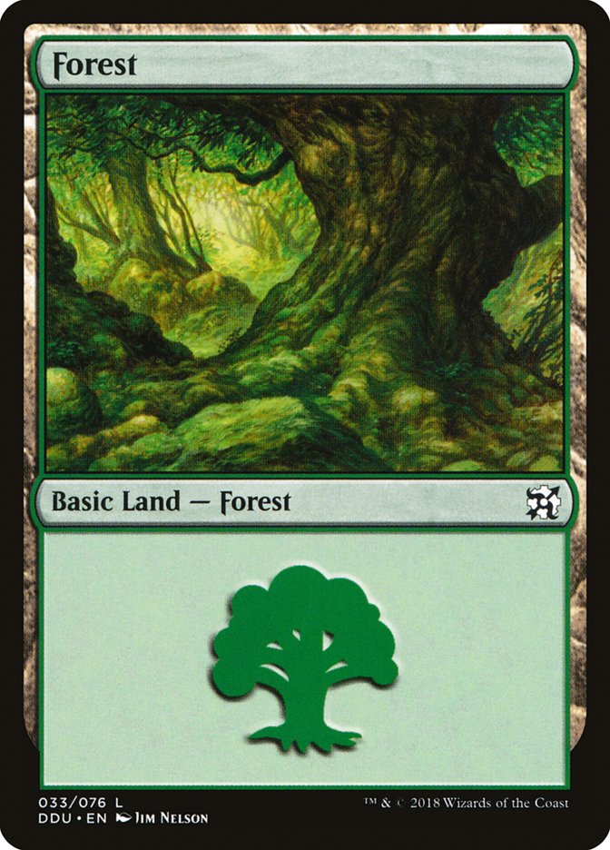 Forest (33) [Duel Decks: Elves vs. Inventors] | Odin's Place