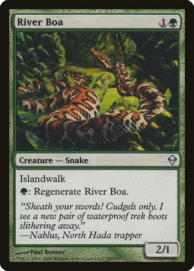 River Boa (180) [Zendikar] | Odin's Place