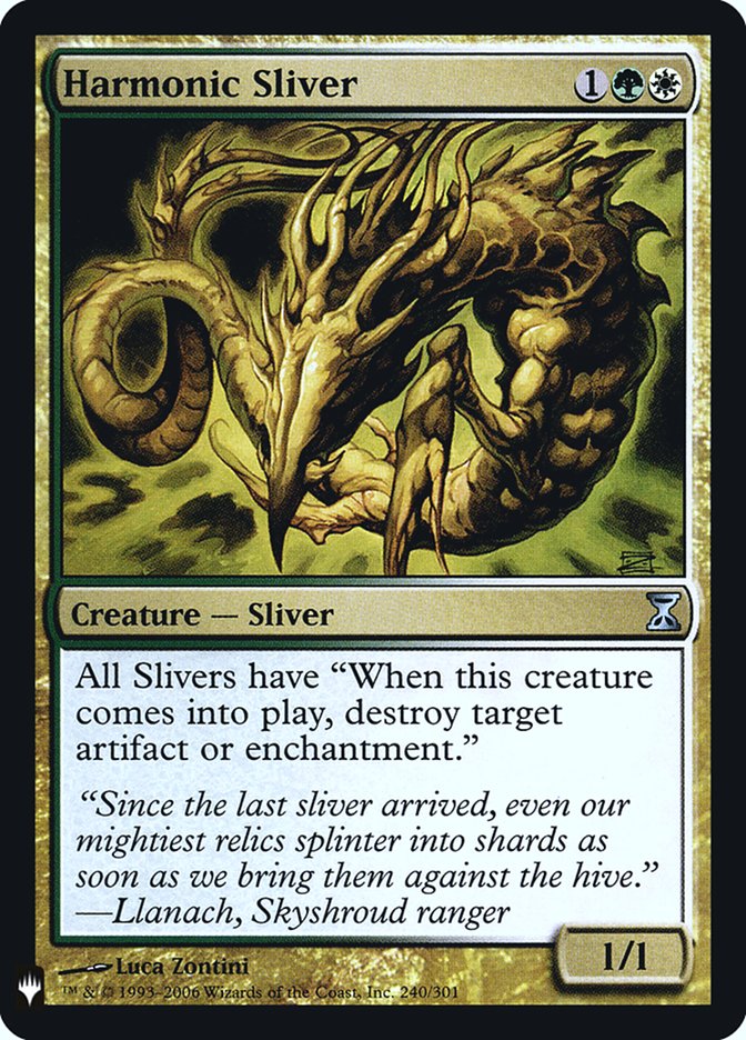 Harmonic Sliver [Mystery Booster] | Odin's Place