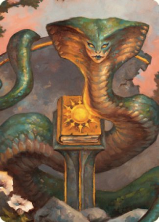 Guardian Naga Art Card [Commander Legends: Battle for Baldur's Gate Art Series] | Odin's Place