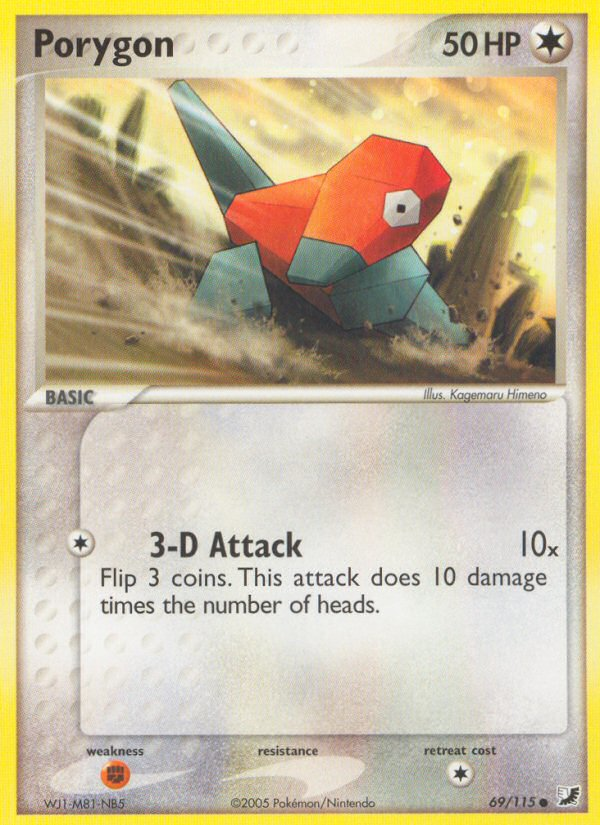 Porygon (69/115) [EX: Unseen Forces] | Odin's Place